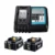 2-Pack 18V 6.0Ah Replacement Battery for Makita BL1860B + DC18RF Charger