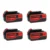4-Pack Black and Decker 20V 4.0Ah Battery Replacement – LBXR20 Compatible