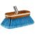 Starbrite – Premium Wash Brush – Synthetic Wood Block w/Bumper – Blue – Medium – 8″ – 40171