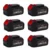6-Pack 20V 4.0Ah Replacement Battery for DeWalt DCB204-2, DCB205-2, DCB206-2