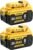 2-Pack 8000mAh Replacement for Dewalt 20V Max Battery Compatible with DCB200 DCB201 DCB206 DCB207 Battery Packs for Dewalt 20V Tools and Chargers