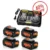 20V 6.0Ah Replacement Battery 4-Pack with DCB102 Dual Port Charger