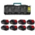 DeWalt 20V 6.0Ah Battery Replacement (8 Pack) with DCB104 4-Port Fast Charger