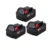 Milwaukee M18 4.0Ah Battery Replacement (3-Pack) | 48-11-1840 Compatible
