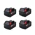 Milwaukee M18 Battery 18V 4Ah Replacement (4-Pack) | 48-11-1840 Li-Ion