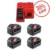 Milwaukee M18 12.0Ah Battery (4-Pack) with Rapid Charger