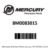 Mercury – Injector – 8M0083015