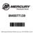 Mercury – Cable-35in center – 8M0077139