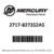 Mercury – Piston assy-stbd – 2717-827352A5