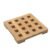 Whitecap Teak Small Square Trivet – 6″ – 62420